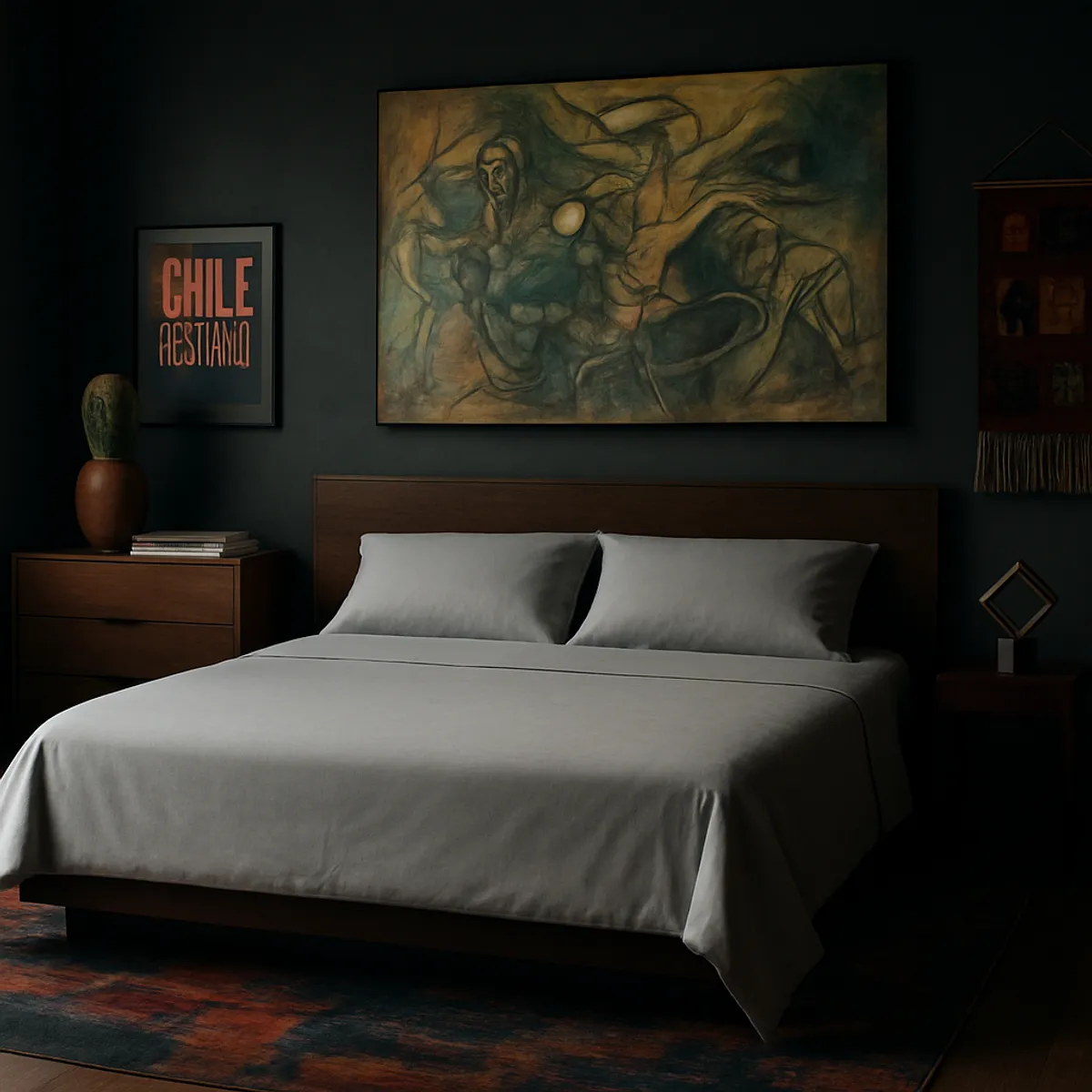 ARMONIA - Set de cama Plata SuperKing 144 h Sin estampado