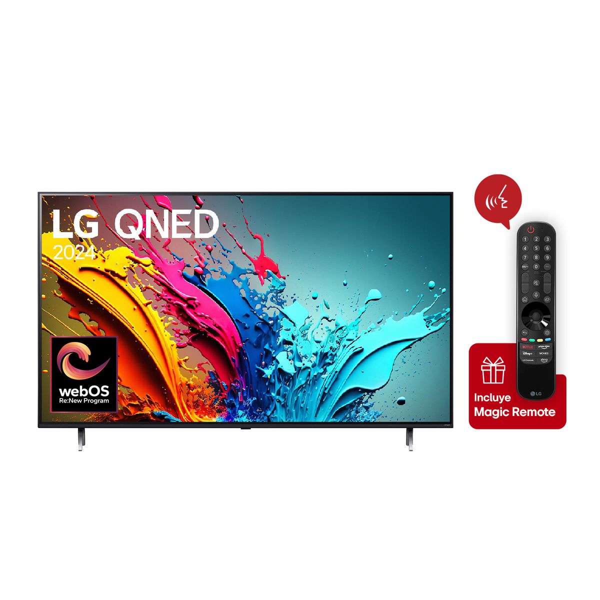 LG - Televisor QNED 75 Smart TV 4K UHD 75QNED85TSA LG