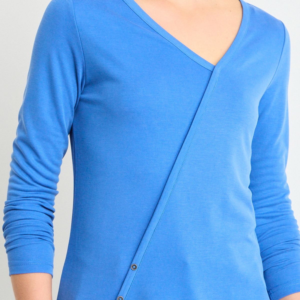 ASH - Polera Manga Larga Mujer Azul Ash