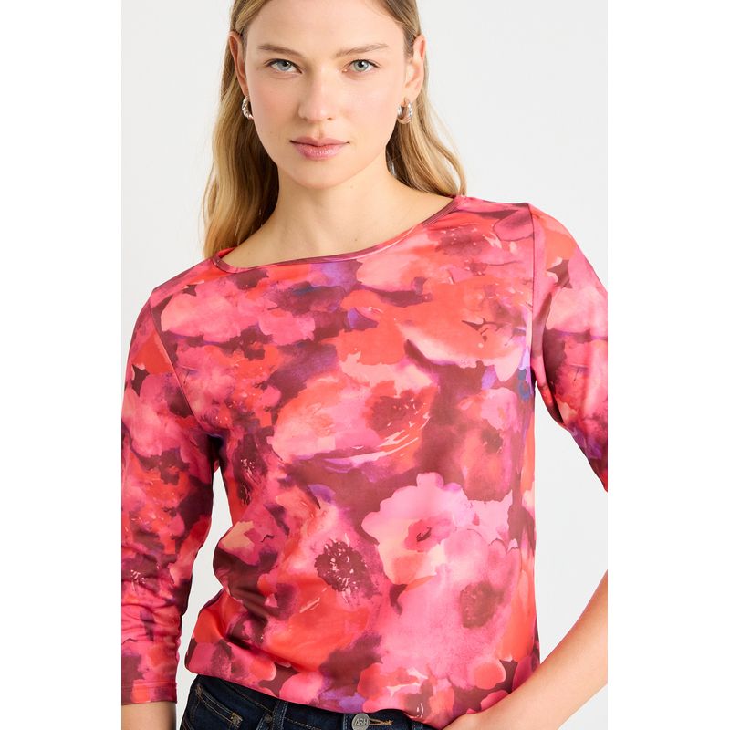 ASH - Polera Manga Larga Mujer Rojo Ash