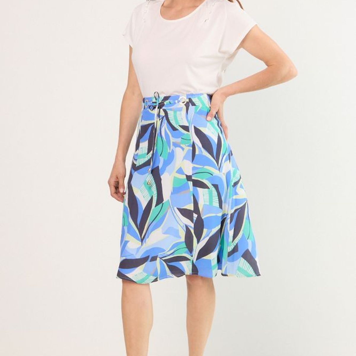 MA GRIFFE - Falda Larga Mujer Negro Magriffe