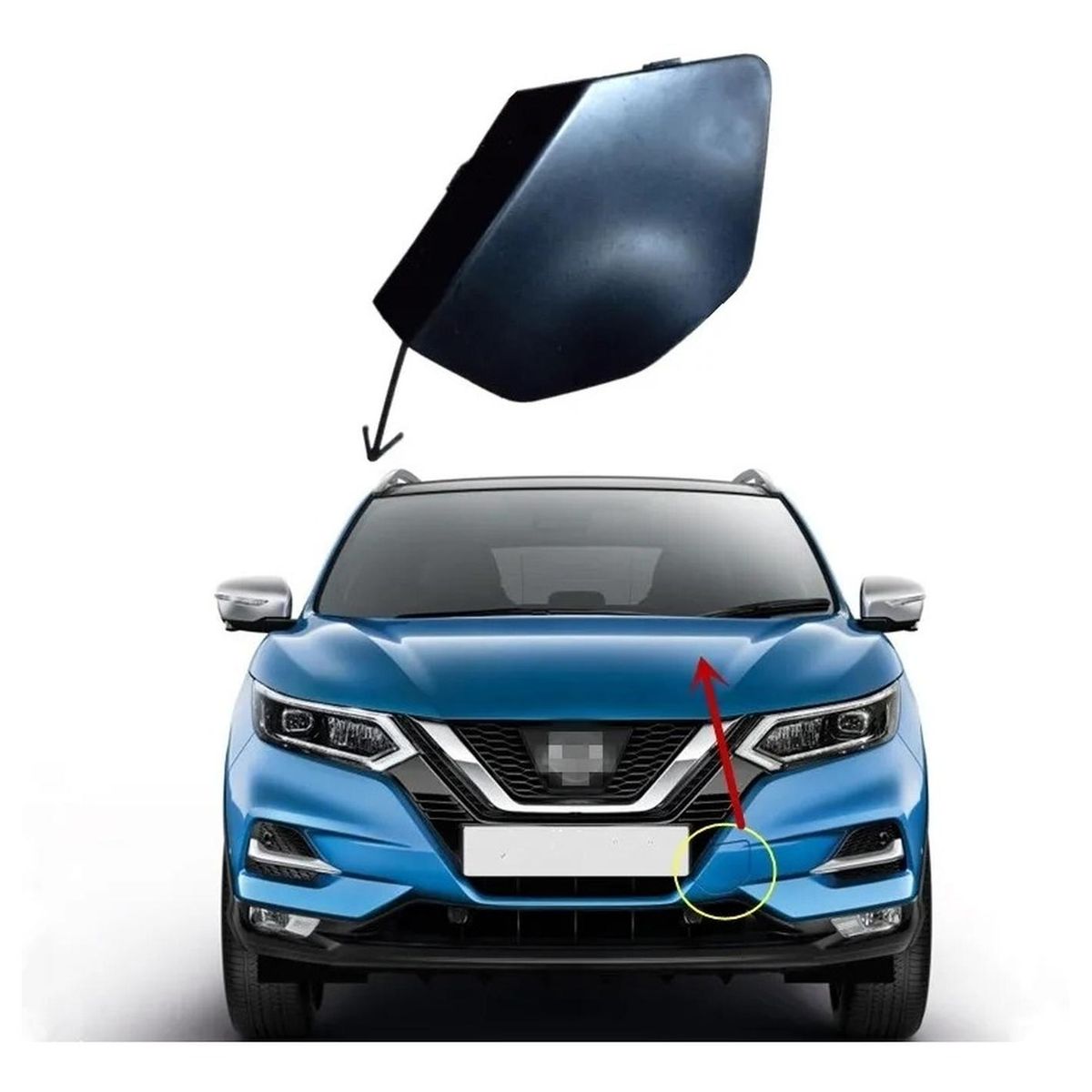 NISSAN - Tapa Gancho Delantero Para Nissan Qashqai J11 2018+ Original