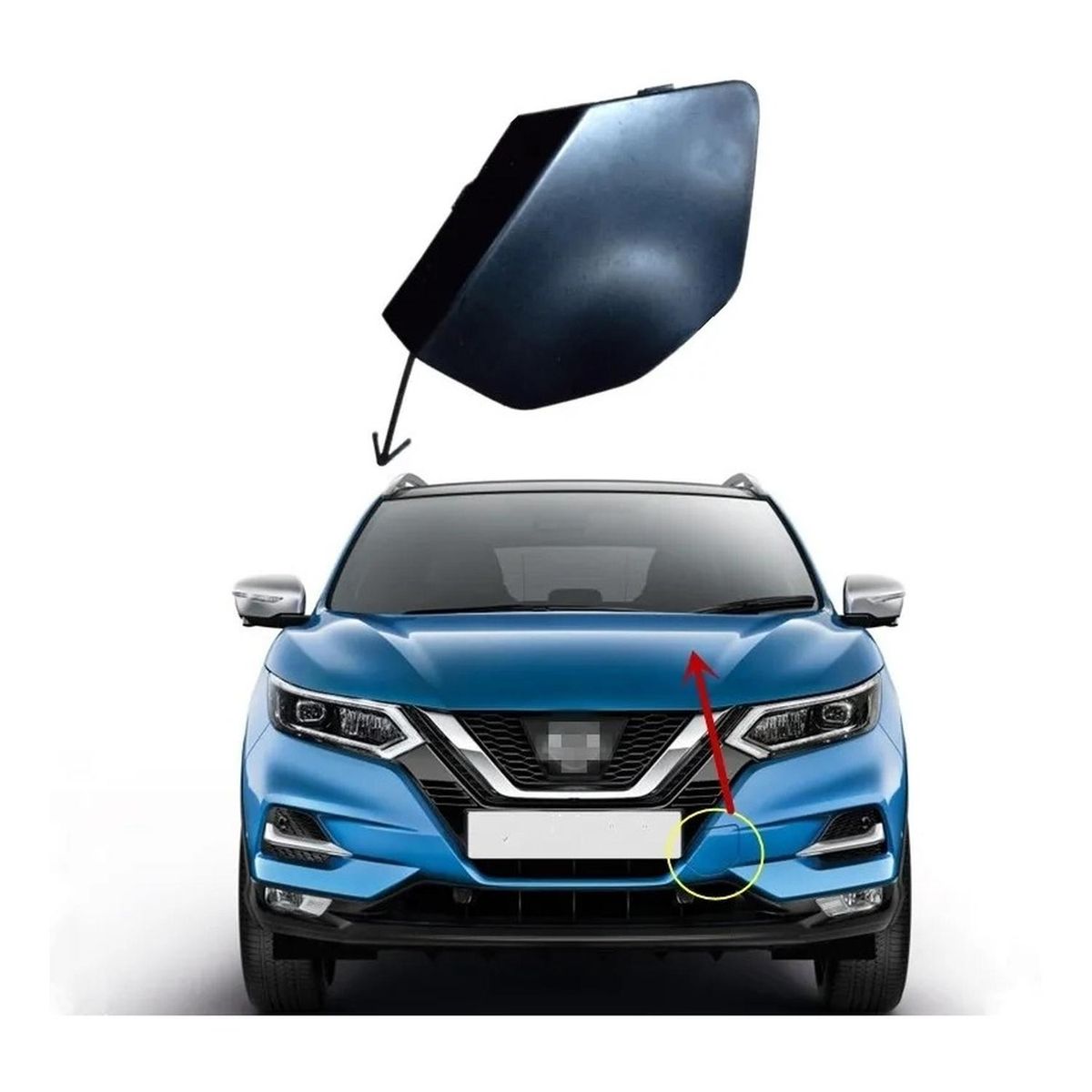 NISSAN - Tapa Gancho Delantero Para Nissan Qashqai J11 2018+ Original
