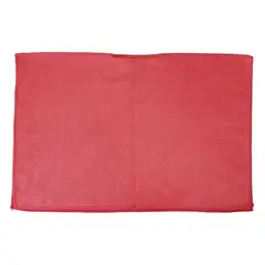 GENERICO - 5 Traperos Simples de Microfibra con Ojal Rojo