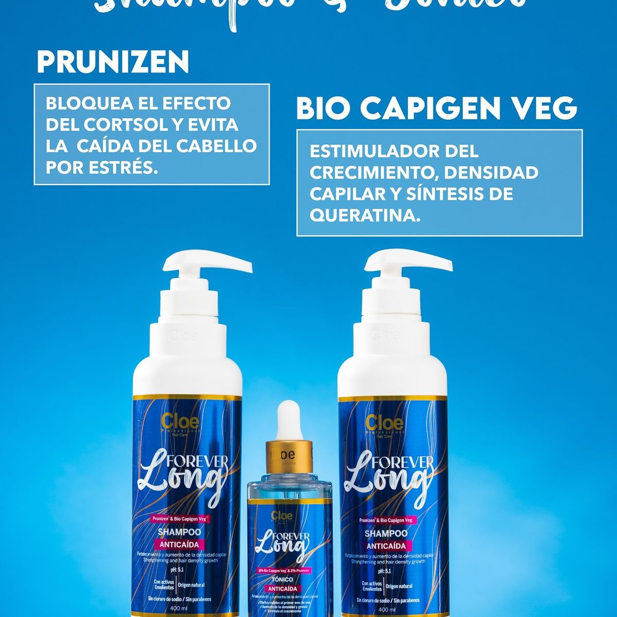 CLOE - Shampoo Forever Long Cloe 400ML