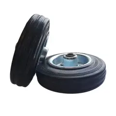 SANPLAST - Set 2 Ruedas Macizas Para Carro yegua 125mm