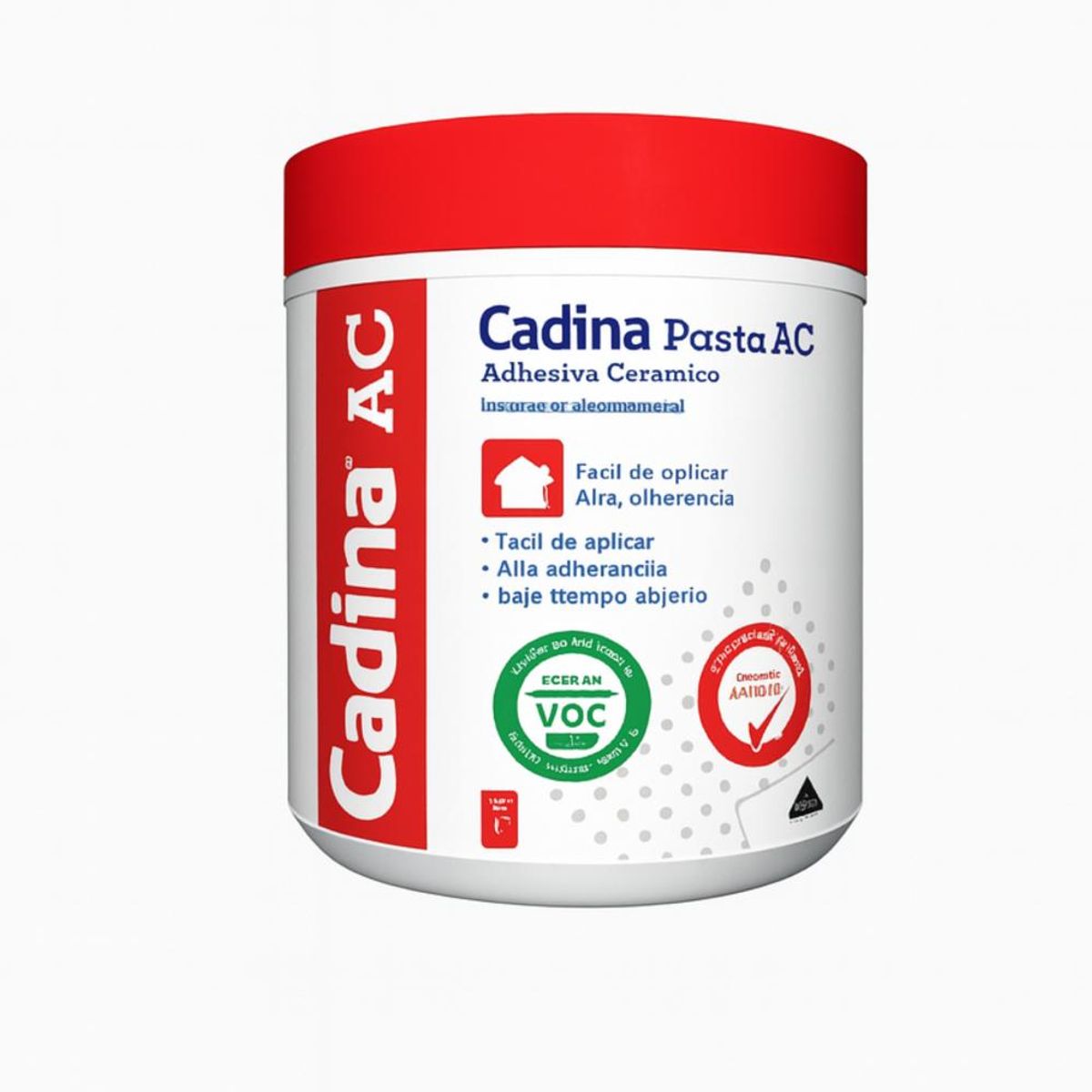 GENERICO - Pasta Adhesivo Para Ceramica, Azulejo Y Porcelato Cadina 1kg