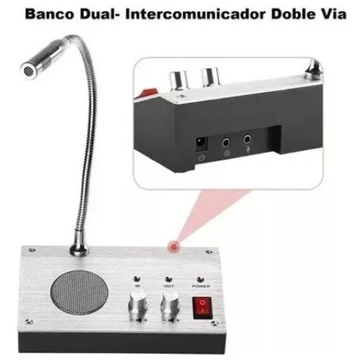SHOP EHOME BAG - Intercomunicador Citófono Parlante Micrófono Banco Tipo Caja