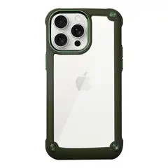 KBOD - Carcasa Anti Golpes Reforzada Iron Case Para iPhone 13 Pro Max Verde