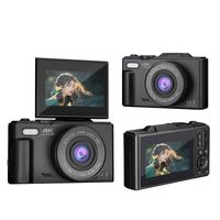 Cámara Fotografíca Digital 4K 30fps 64MP Pantalla Giratoria negro