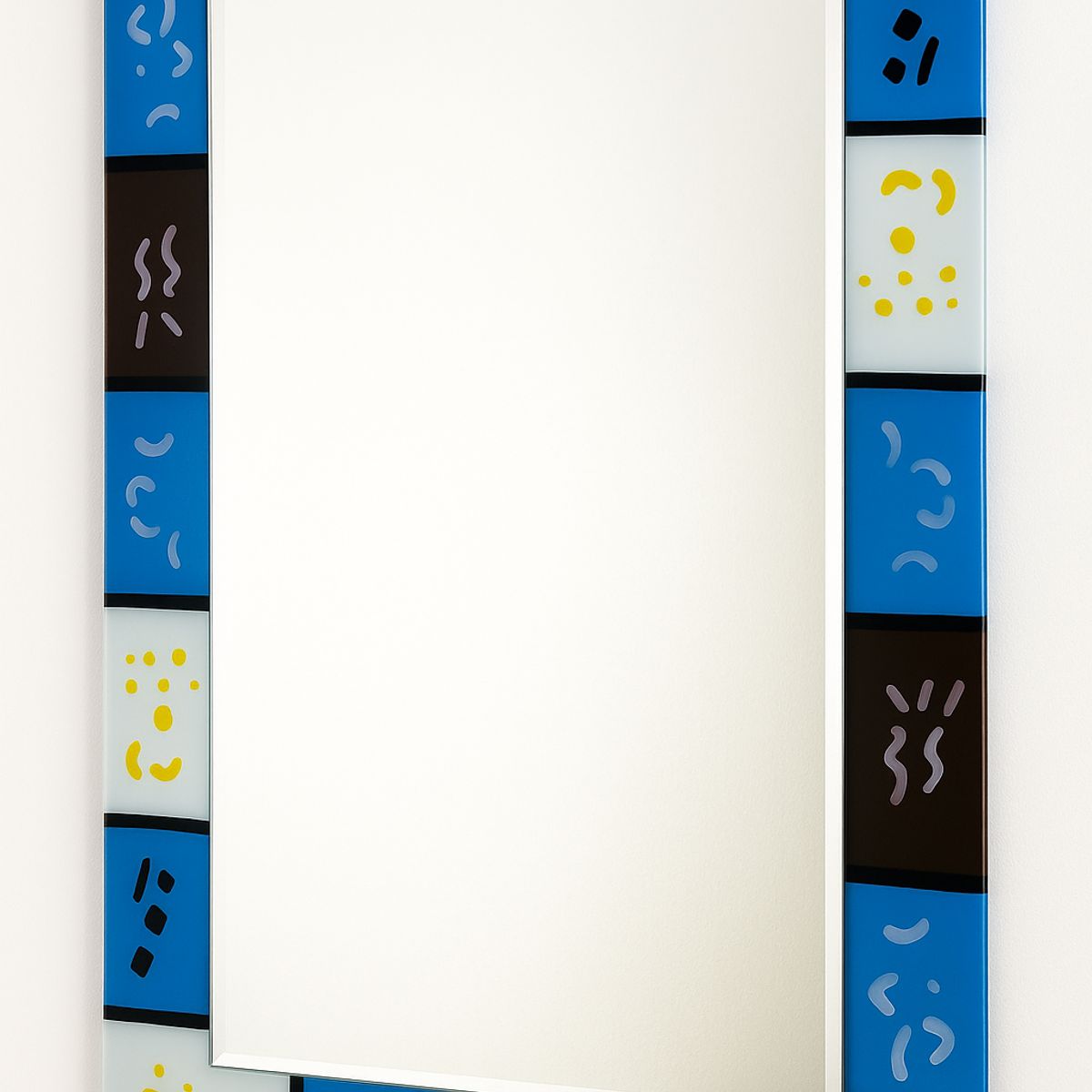 GENERICO - ESPEJO 60X90 RECTANGULAR BORDE AZUL