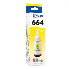 EPSON - Tinta T664 Amarillo Original Para Impresoras EcoTank