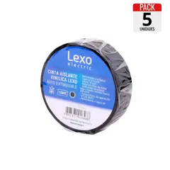 LEXO - PACK 5 CINTAS AISLADORAS COLOR NEGRO