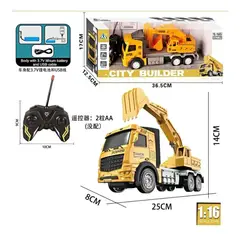 GENERICO - Juguete Camion Excavadora A Control Remoto 116 Infantil