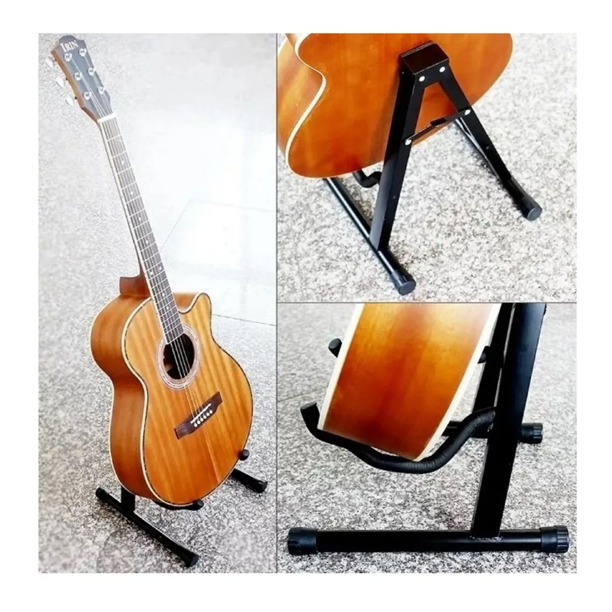 GENERICO - SOPORTE ATRIL GUITARRA Y BAJO PLEGABLE