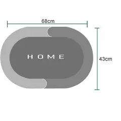GENERICO - Alfombra Para Salida De Baño Tina Antideslizante Absorbente