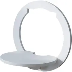 GENERICO - Repisa Flotante De Madera Pvc Estante Flotante X 3 Blanco