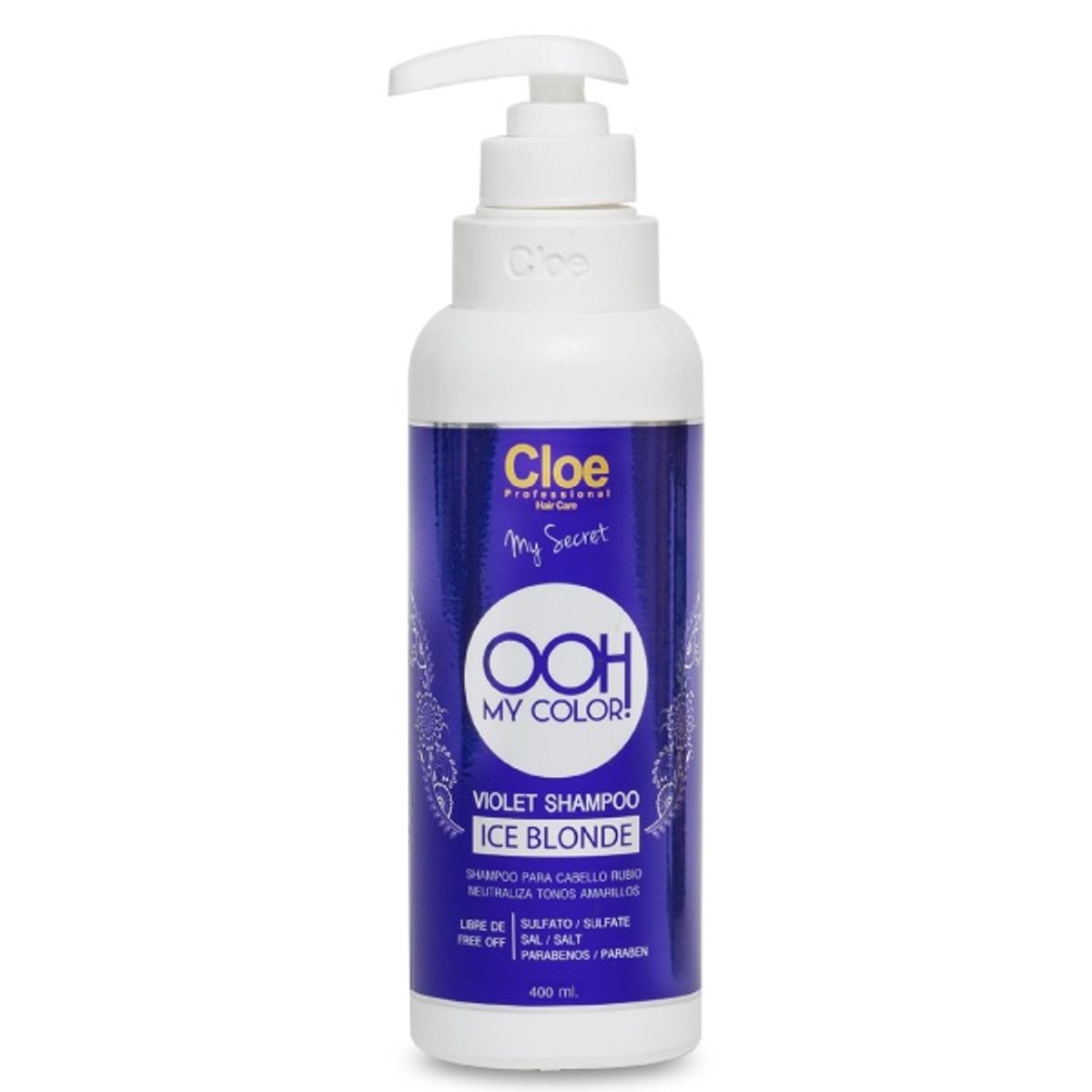 CLOE - Shampoo Ooh My Color Violet Ice Blonde Cloe 400ML