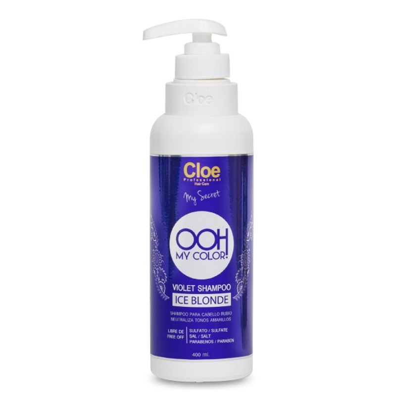 CLOE - Shampoo Ooh My Color Violet Ice Blonde Cloe 400ML