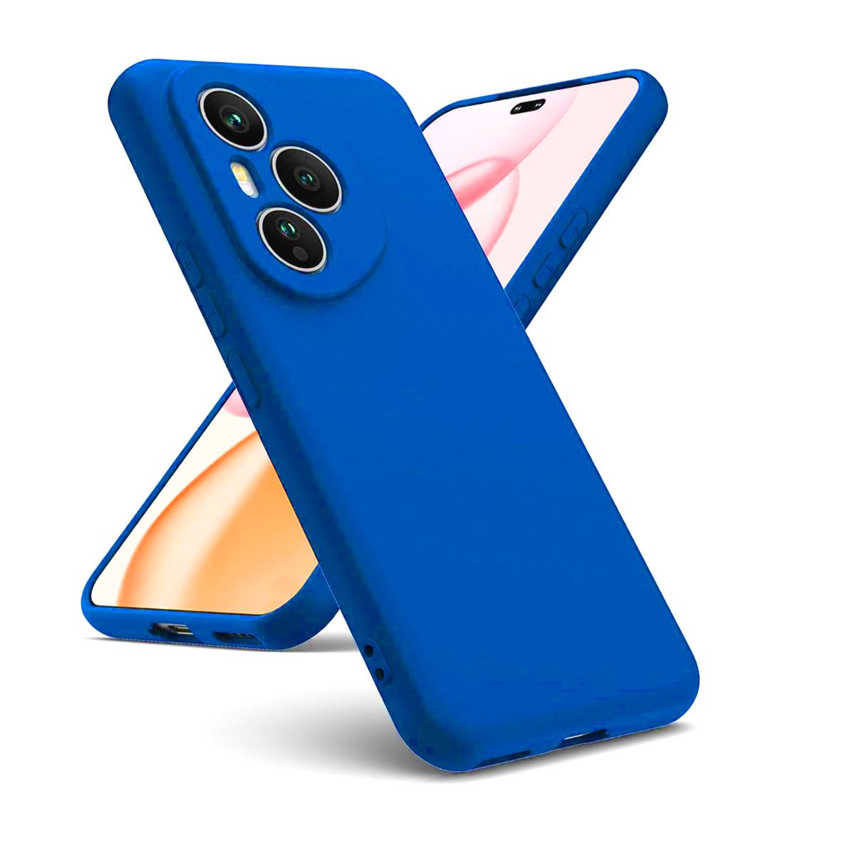 JOIGO - Carcasa Funda Para Honor 400 Pro Goma Azul