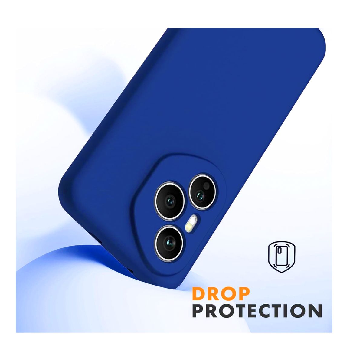 JOIGO - Carcasa Funda Para Honor 400 Pro Goma Azul