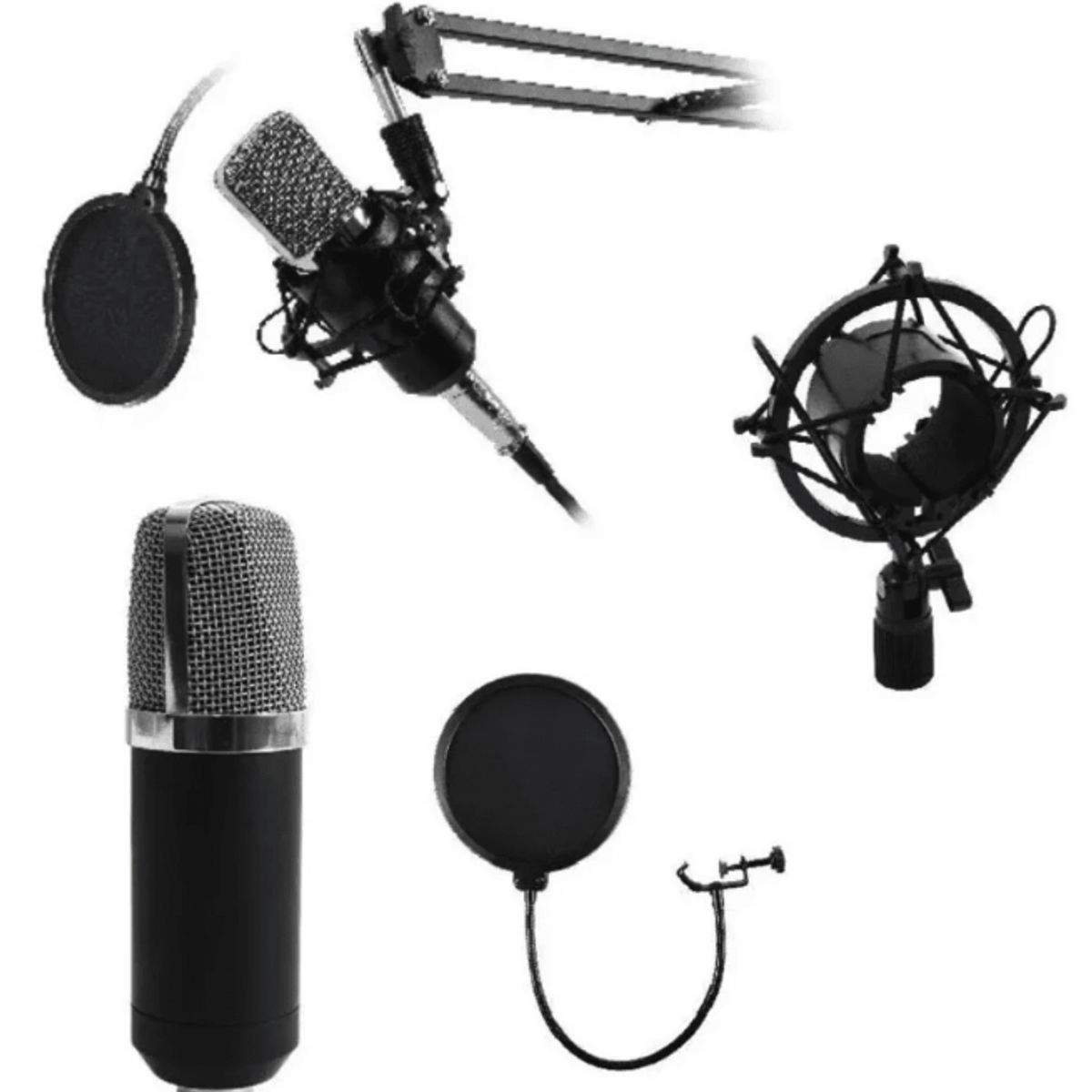 PHILCO - Kit Micrófono Condensador para Streaming Philco