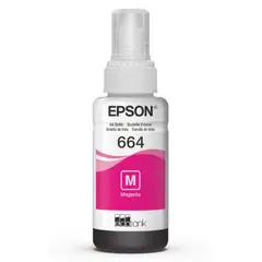 EPSON - Tinta T664 Magenta Original Para Impresoras EcoTank