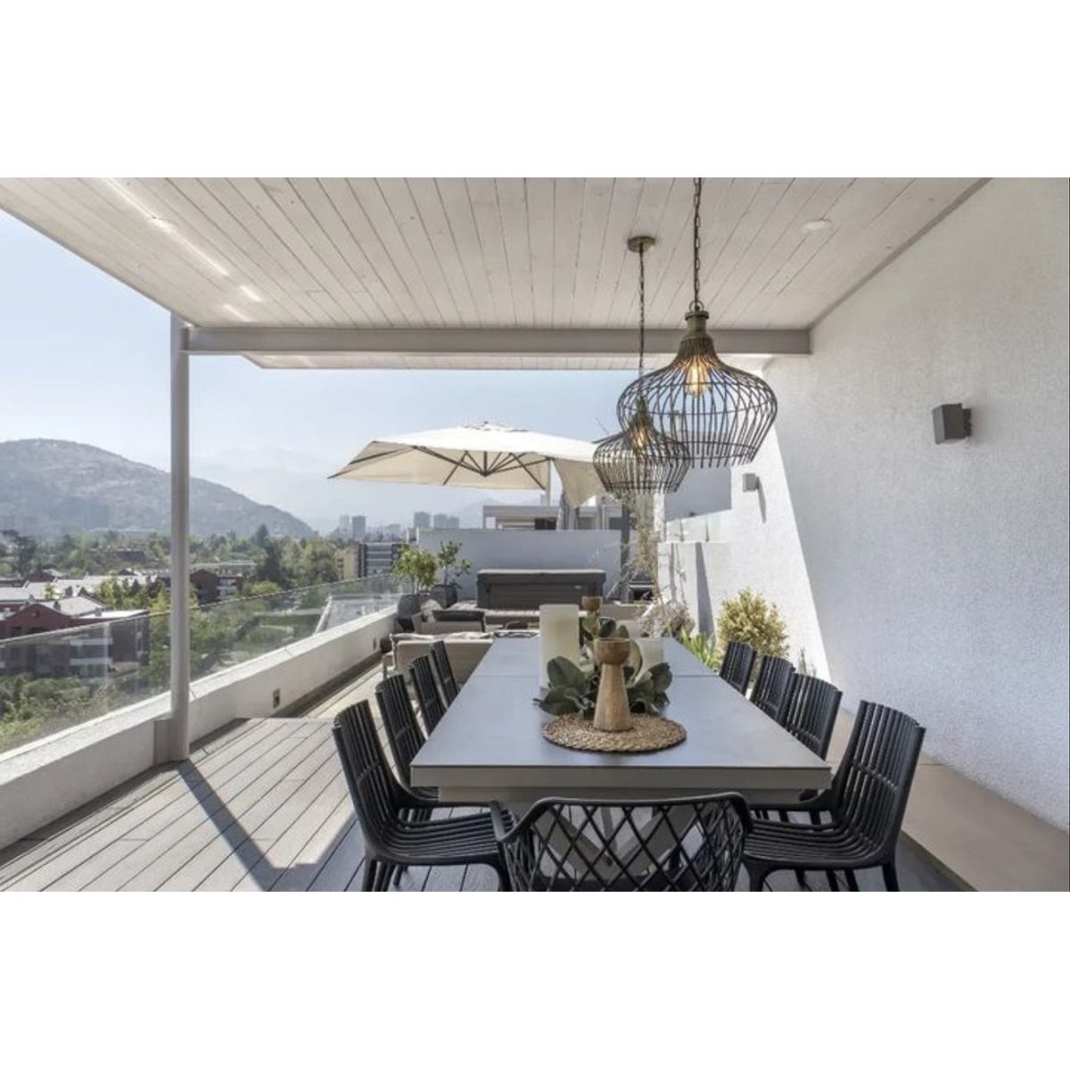 TODO TERRAZA - Mesa Comedor de terraza Extensible Marmara Taupe