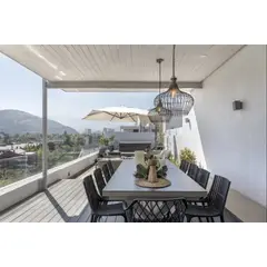 TODO TERRAZA - Mesa Comedor de terraza Extensible Marmara Taupe