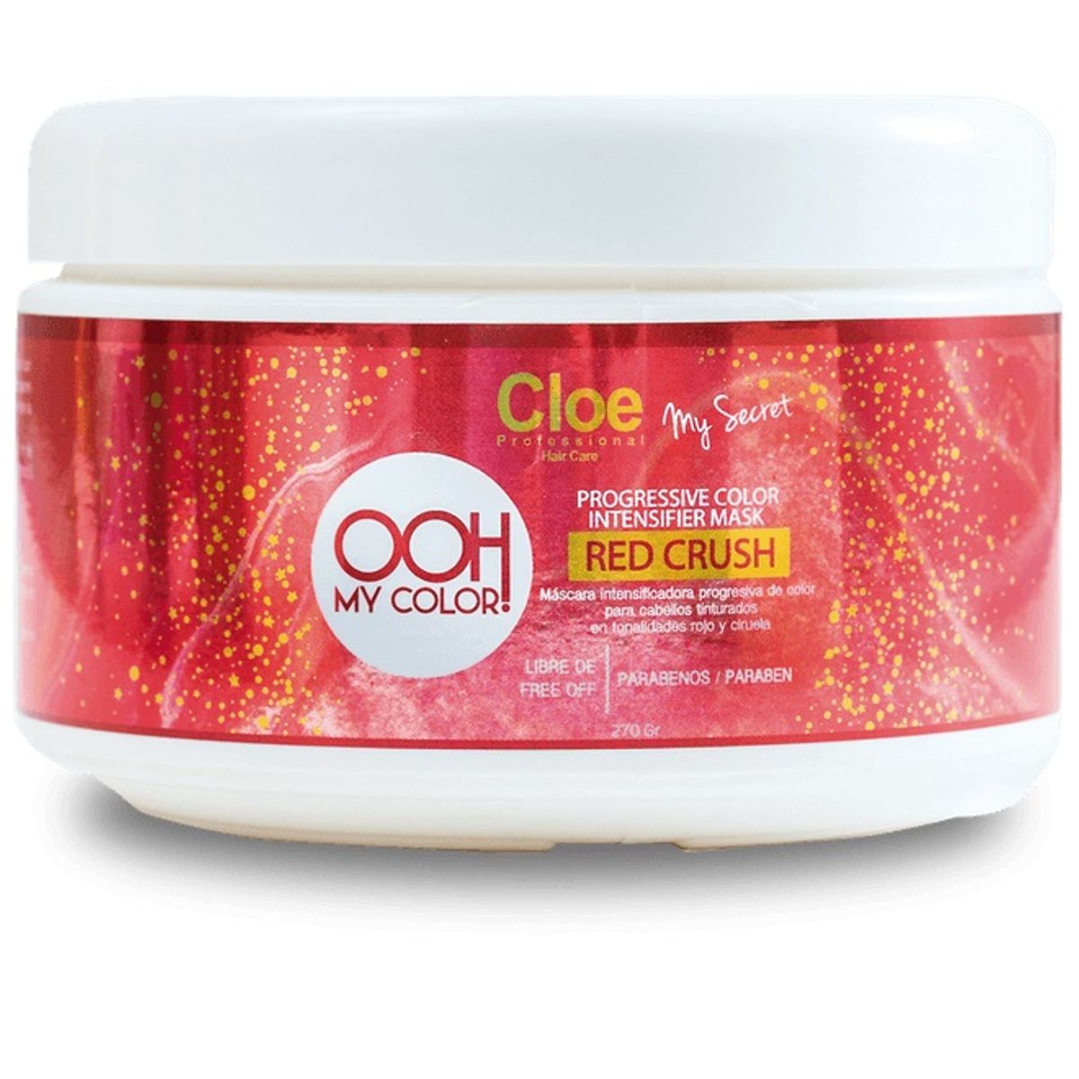 CLOE - Máscara Ooh My Color Red Crush Cloe 270GR