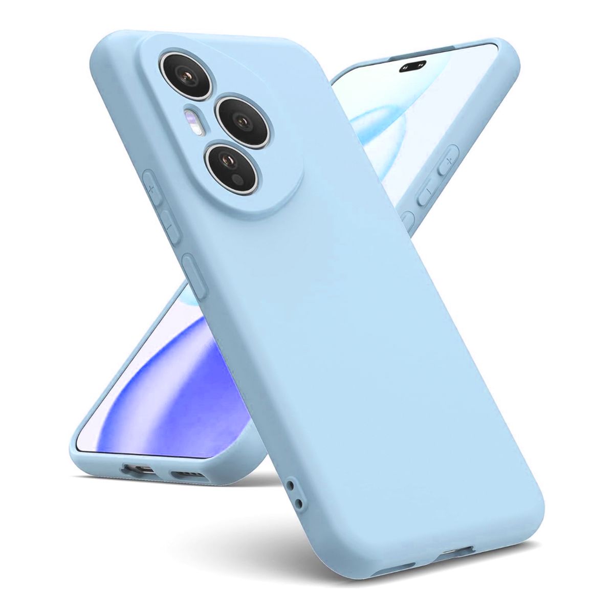JOIGO - Carcasa Funda Para Honor 400 Pro Goma Azul Claro