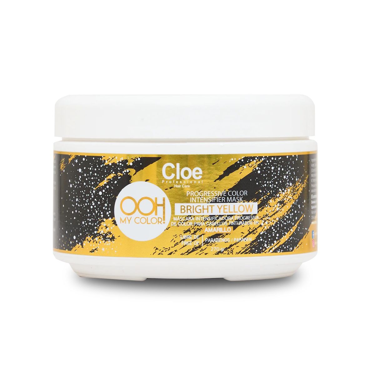 CLOE - Máscara Ooh My Color Bright Yellow Cloe 270GR