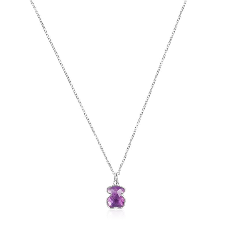TOUS - Tous Collar Icon Color De Plata Y Amatista