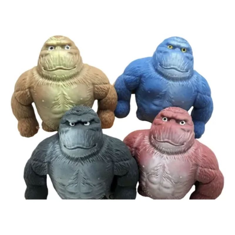 GENERICO - Squishy Gorila Elástico Antiestrés Sensorial