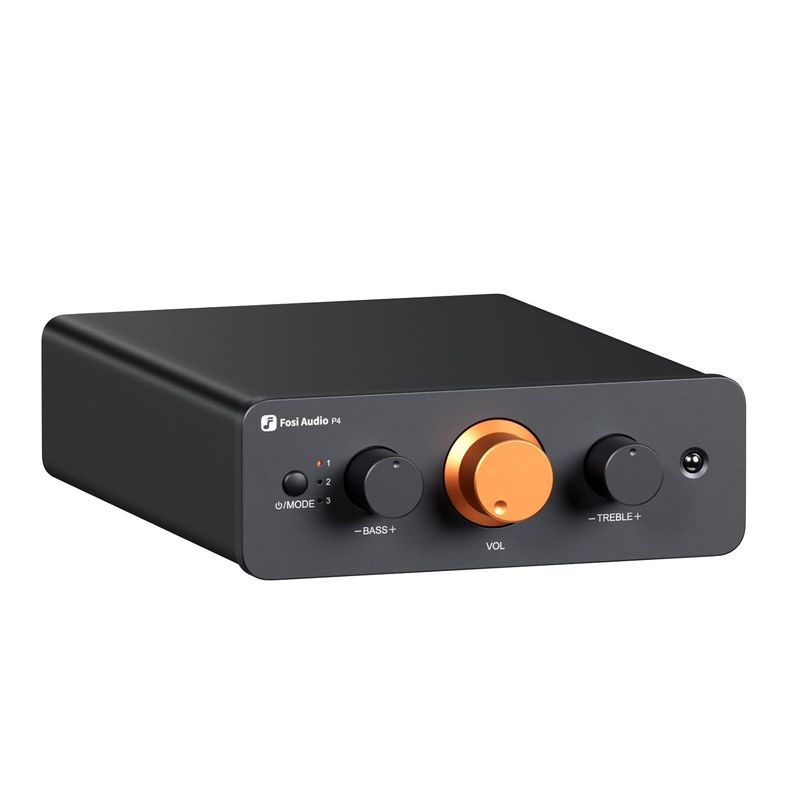 MCI - Preamplificador de Sonido Fosi Audio P4 Mini RCA y Sub Out