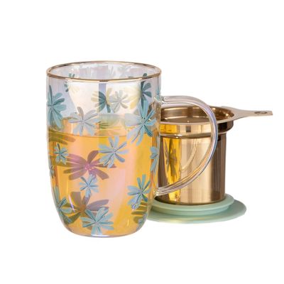 Imagen 2 del producto Mug Bhoro Green Bloom 470 ml