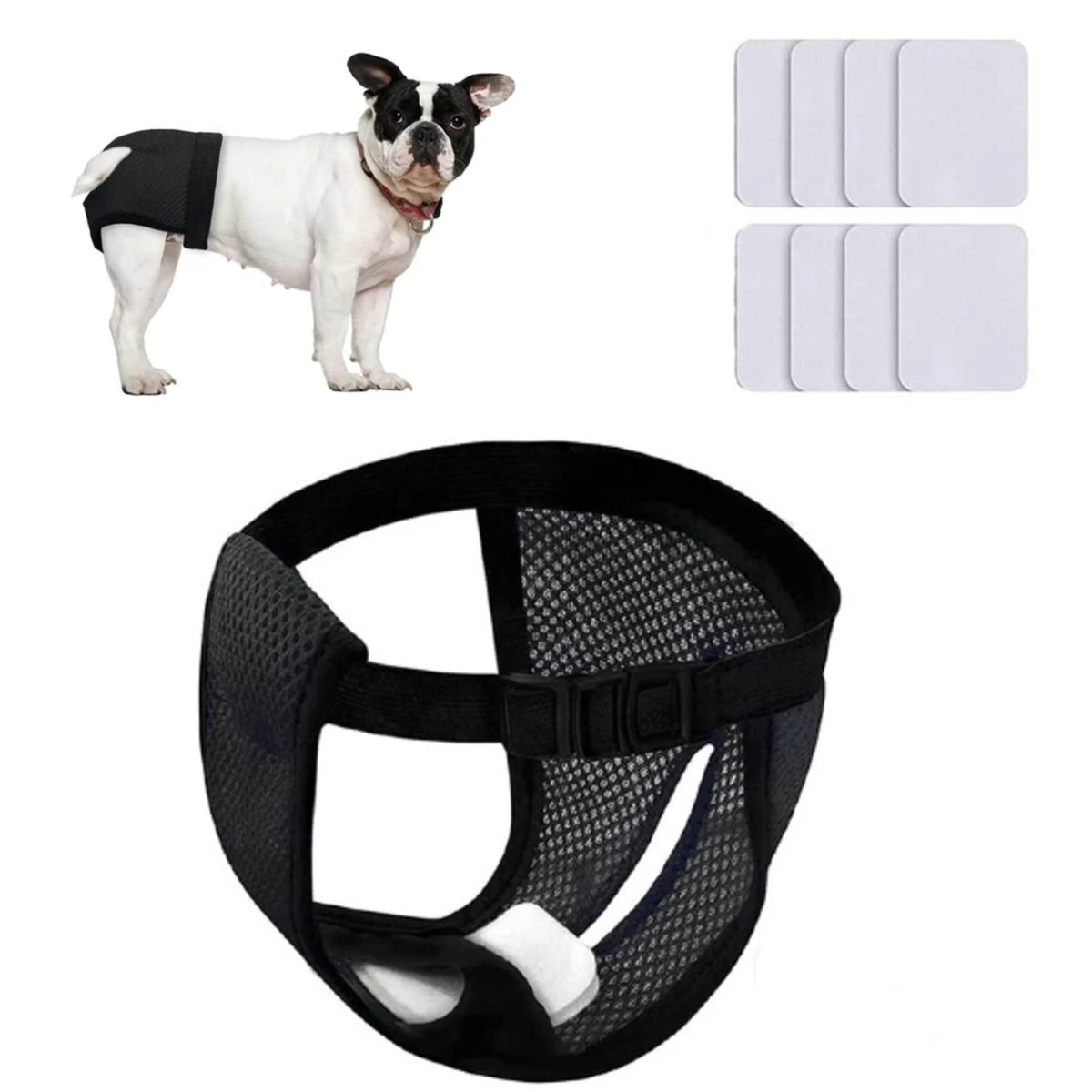 Calzones Celo Perritas Perras Sanitarios Transpirables - S, marca GENERICO - Foto Principal
