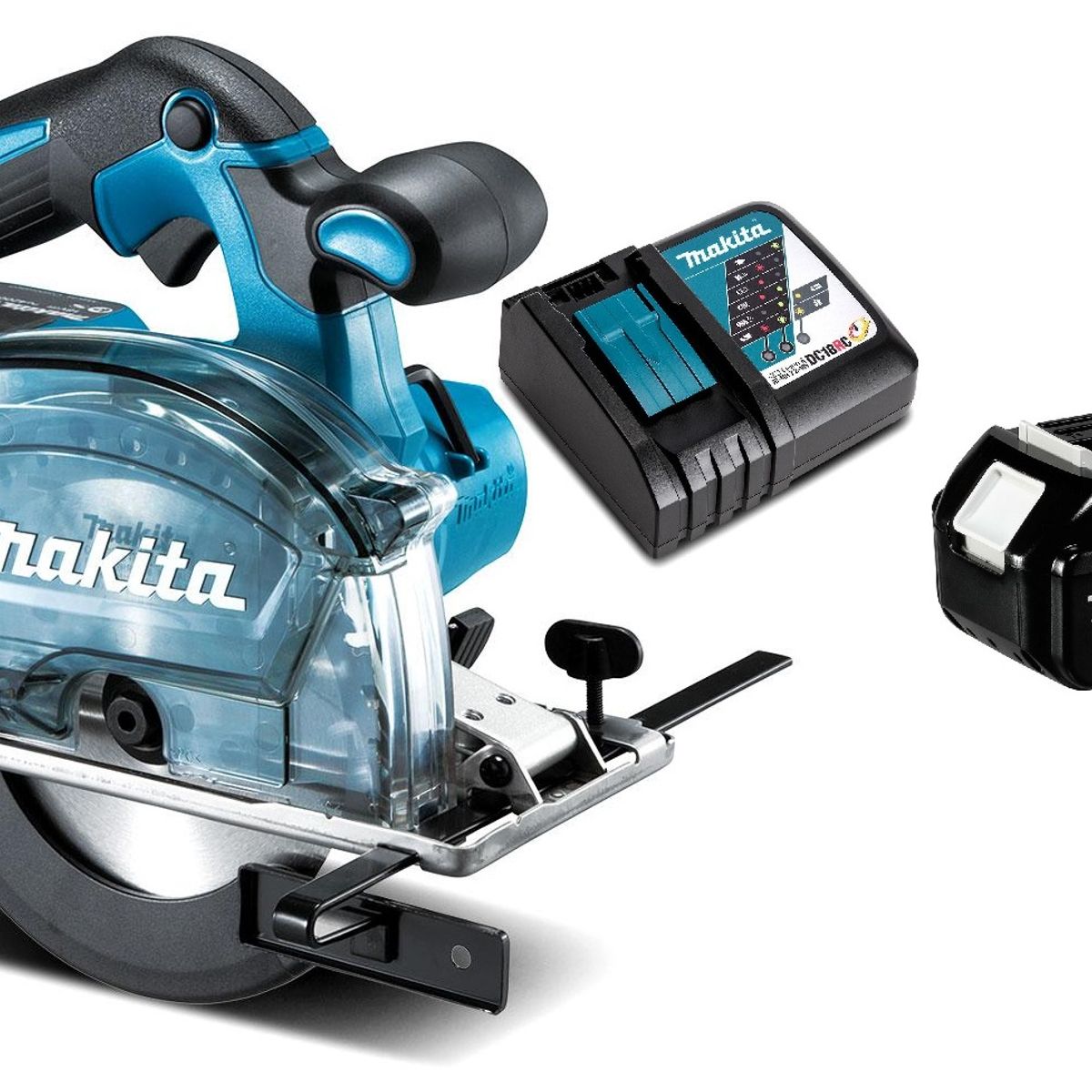 MAKITA - Sierra Metal 18v Brushless Makita DCS553 6 Ah