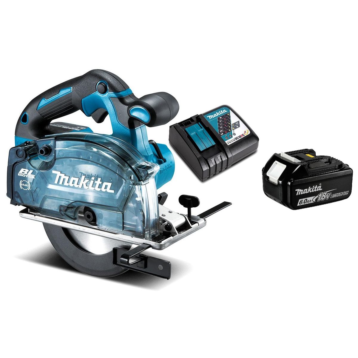 MAKITA - Sierra Metal 18v Brushless Makita DCS553 6 Ah