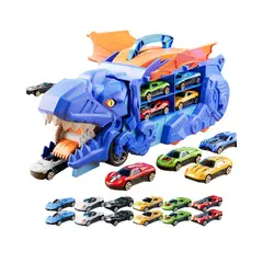 BABYLUNA - Maleta Dinosaurio Transformable Para Llevar Autos de Juguetes 12 En 1