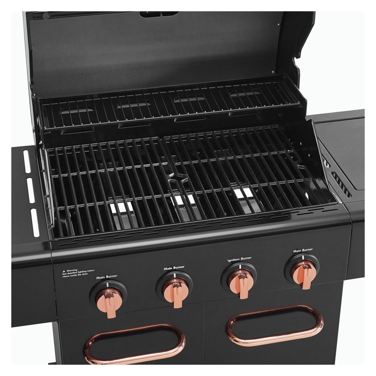 KENMORE - Parrilla A Gas De 4 Quemadores  Sellador Lateral