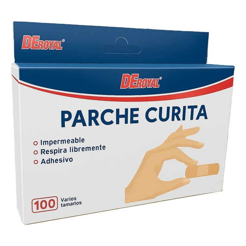 GENERICO - Parches Curitas Caja 100 Unids Banditas Adhesivas 70x18mm