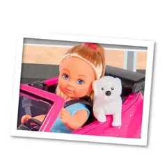 GENERICO - Juguete Figura Evi Con Mascota Y Auto Paseo Infantil