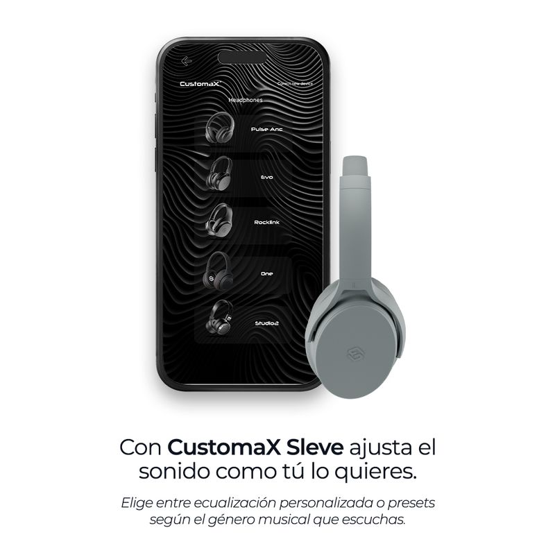 SLEVE Audifonos Inalambricos Bluetooth Sleve Evo 2Gen Silver
