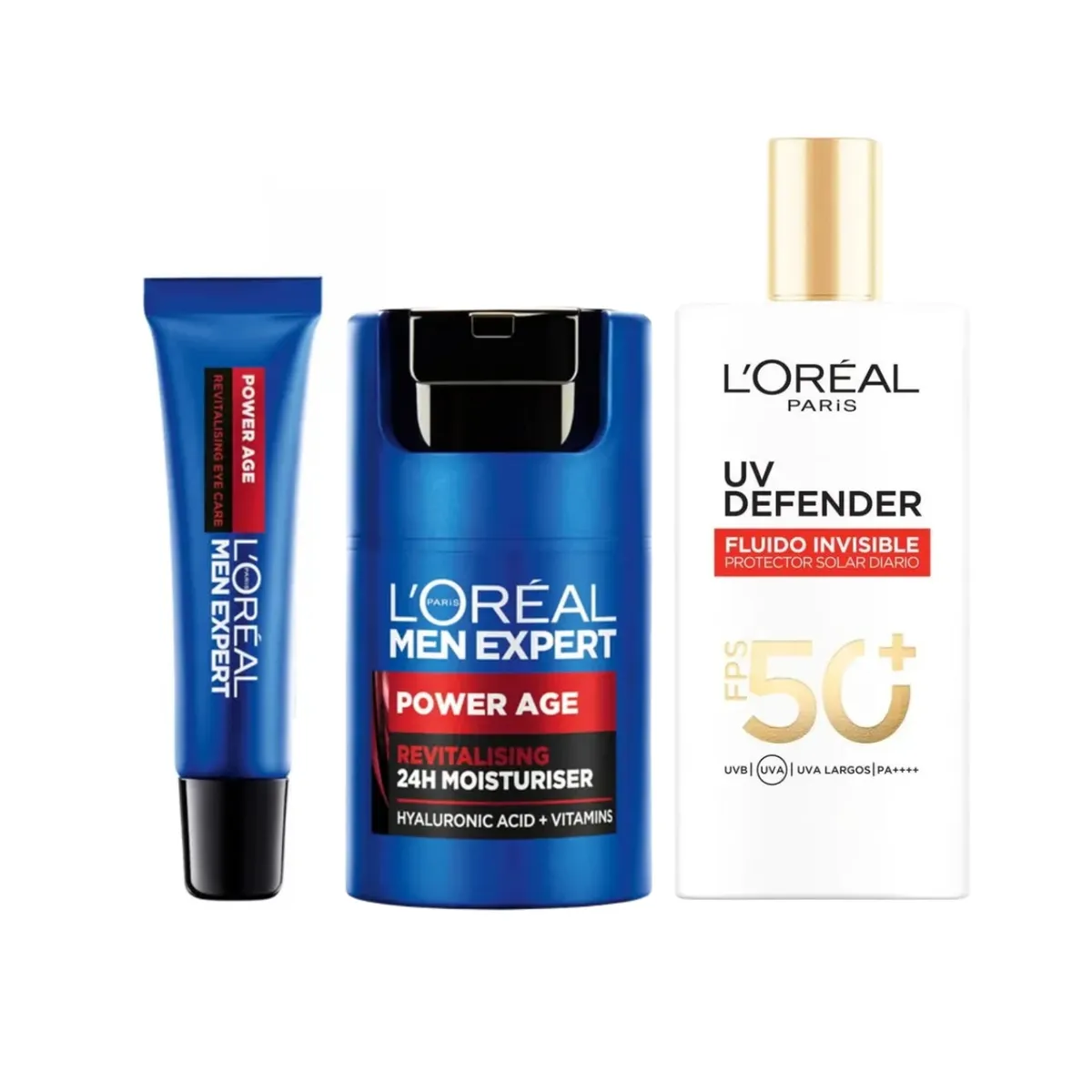 MEN EXPERT - Pack Antiedad Hombre L’Oréal Men Expert Vitalift + UV Defender FPS50