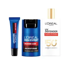 MEN EXPERT - Pack Antiedad Hombre L’Oréal Vitalift + UV Defender FPS50