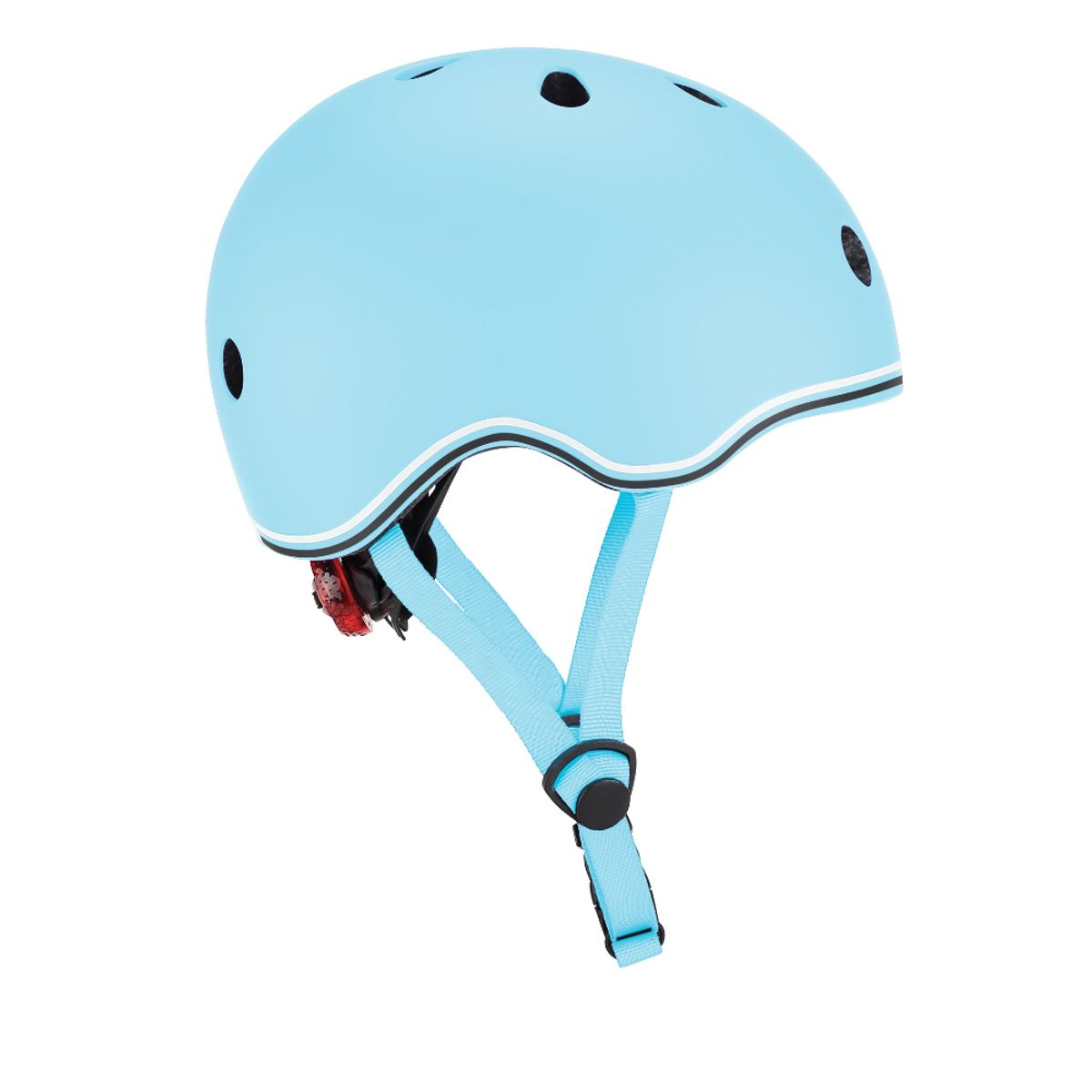 GLOBBER - Casco infantil Globber Go Up Lights Pastel Blue Talla XXSXS 45-51