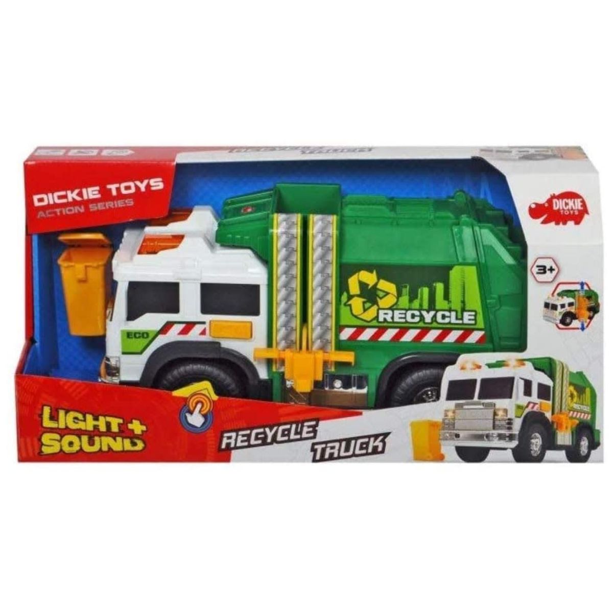 GENERICO - Juguete Camion De Basura Reciclaje 30cm Sonidos Infantil