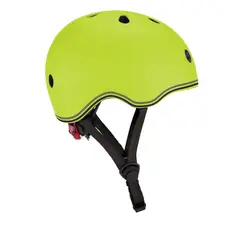 GLOBBER - Casco infantil Go Up Lights Lime Green Talla XXSXS 45-51