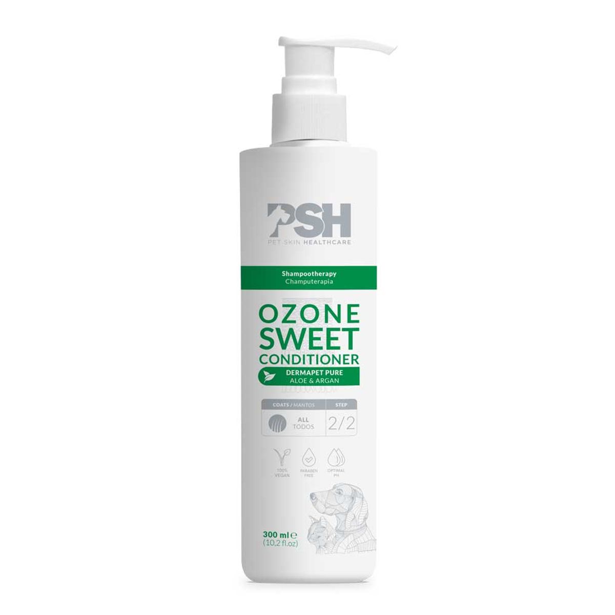GENERICO - Acondicionador Dermatosis para Mascotas Ozone Sweet PSH 300 ml